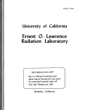 Cover page: RADIATION ESTIMATES FOR POSSIBLE BUILDING ALONG THE SOUTH BOUNDARY OF THE BSVATRON