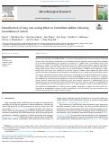 Cover page: Identification of long non-coding RNAs in Verticillium dahliae following inoculation of cotton