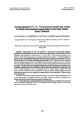 Cover page: Isotopic signatures (14C, 13C, 15N) as tracers of sources and cycling of soluble and particulate organic matter in the Santa Monica Basin, California