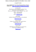 Cover page: Business Churning and Neighborhood Instability: Is There a Link?