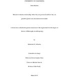 Cover page: Threats to romantic relationships: How they are perceived and how they are guarded against in an uncommon mate market