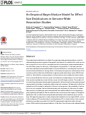 Cover page: An Empirical Bayes Mixture Model for Effect Size Distributions in Genome-Wide Association Studies