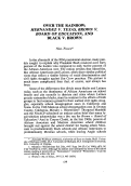 Cover page: Over the Rainbow: <em>Hernandez v. Texas, Brown v. Board of Education</em>, and Black v. Brown