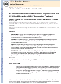 Cover page: Human epidermal receptor 2–amplified salivary duct carcinoma: Regression with dual human epidermal receptor 2 inhibition and anti–vascular endothelial growth factor combination treatment