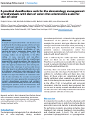 Cover page: A practical classification scale for the dermatology management of individuals with skin of color: the colorimetric scale for skin of color