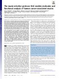 Cover page: The mucin-selective protease StcE enables molecular and functional analysis of human cancer-associated mucins.