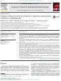 Cover page: Prognostic indicators for the development of strabismus among patients with graves’ ophthalmopathy