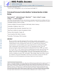 Cover page: Perceived Personal Control Buffers Terminal Decline in Well-Being