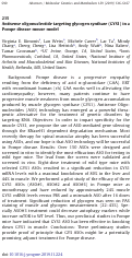 Cover page: Antisense oligonucleotide targeting glycogen synthase (GYS1) in a Pompe disease mouse model