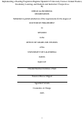 Cover page: Implementing a Reading Program in Beginner Spanish L2 University Courses: Graded Readers, Vocabulary Learning, and Students and Instructors’ Perspectives