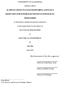 Cover page: AI Applications to Load Monitoring and Fault Detection for Power Electronics Systems in DC Microgrids