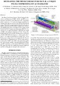 Cover page: DEVELOPING THE PHYSICS DESIGN FOR NDCX-II, A UNIQUE PULSE-COMPRESSING ION ACCELERATOR