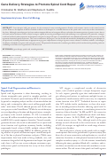Cover page: Gene Delivery Strategies to Promote Spinal Cord Repair