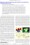 Cover page: Piezoelectric ultrasonic bidirectional linear actuator for micropositioning fulfilling Feynman’s criteria