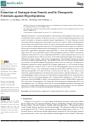 Cover page: Extraction of Naringin from Pomelo and Its Therapeutic Potentials against Hyperlipidemia