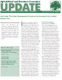 Cover page: Agricultural and Resource Economics Update