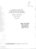 Cover page: An empirical analysis of the benefit of decision tree size biases as a function of concept distribution