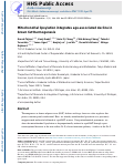 Cover page: Mitochondrial lipoylation integrates age-associated decline in brown fat thermogenesis