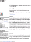 Cover page: A novel platform for isotype-specific testing of autoantibodies