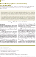 Cover page: Principles for designing future regimens for multidrug-resistant tuberculosis