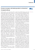 Cover page: Humans, macaques, and malaria parasites in a shared and changing landscape