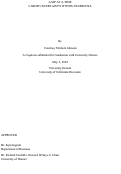 Cover page: A SIP AT A TIME: LABOR UNCERTAINTY WITHIN STARBUCKS