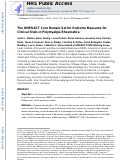 Cover page: The OMERACT Core Domain Set for Outcome Measures for Clinical Trials in Polymyalgia Rheumatica.