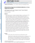 Cover page: Intimate Partner Aggression and Marital Satisfaction: A Cross-Lagged Panel Analysis.