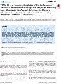 Cover page: TRAIL-R1 Is a Negative Regulator of Pro-Inflammatory Responses and Modulates Long-Term Sequelae Resulting from Chlamydia trachomatis Infections in Humans