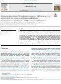 Cover page of Autologous mitochondrial transplantation enhances the bioenergetics of auditory cells and mitigates cell loss induced by H2O2