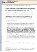 Cover page: A novel cystine based antioxidant attenuates oxidative stress and hepatic steatosis in diet-induced obese mice