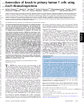 Cover page: Generation of knock-in primary human T cells using Cas9 ribonucleoproteins