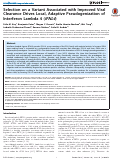 Cover page: Selection on a Variant Associated with Improved Viral Clearance Drives Local, Adaptive Pseudogenization of Interferon Lambda 4 (IFNL4)