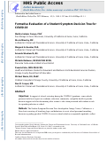 Cover page: Formative Evaluation of a Student Symptom Decision Tree for COVID-19.