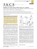 Cover page: Synthesis of a Cyclic Co2Sn2 Cluster Using a Co– Synthon