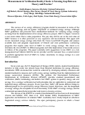 Cover page: Measurement &amp; verification reality check: A yawning gap between theory and practice