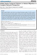 Cover page: Global Spatio-Temporal Patterns in Human Migration: A Complex Network Perspective