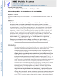 Cover page: Channelopathies of Skeletal Muscle Excitability