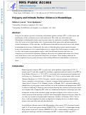 Cover page: Polygyny and Intimate Partner Violence in Mozambique