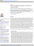 Cover page: Structure-aware annotation of leucine-rich repeat domains.