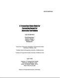 Cover page: A Transactions Choice Model for Forecasting Demand for Alternative-Fuel Vehicles