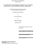 Cover page: An examination of the marine nitrogen cycle: insights from novel stable nitrogen isotopic approaches