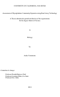 Cover page: Assessment of phytoplankton community dynamics using bead array technology