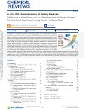 Cover page: In Situ TEM Characterization of Battery Materials