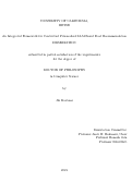 Cover page: An Integrated Framework for Contextual Personalized LLM-Based Food Recommendation