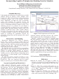 Cover page: Incorporating Cognitive Principles into Modeling Tools for Scientists