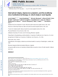 Cover page: Internalized stigma, depressive symptoms, and the modifying role of antiretroviral therapy: A cohort study in rural Uganda