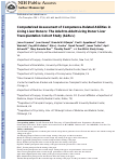 Cover page: Computerized assessment of competence‐related abilities in living liver donors: the Adult‐to‐Adult Living Donor Liver Transplantation Cohort Study