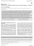 Cover page: Astrocytes in human central nervous system diseases: a frontier for new therapies.