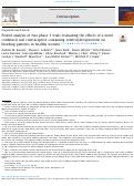 Cover page: Pooled analysis of two phase 3 trials evaluating the effects of a novel combined oral contraceptive containing estetrol/drospirenone on bleeding patterns in healthy women